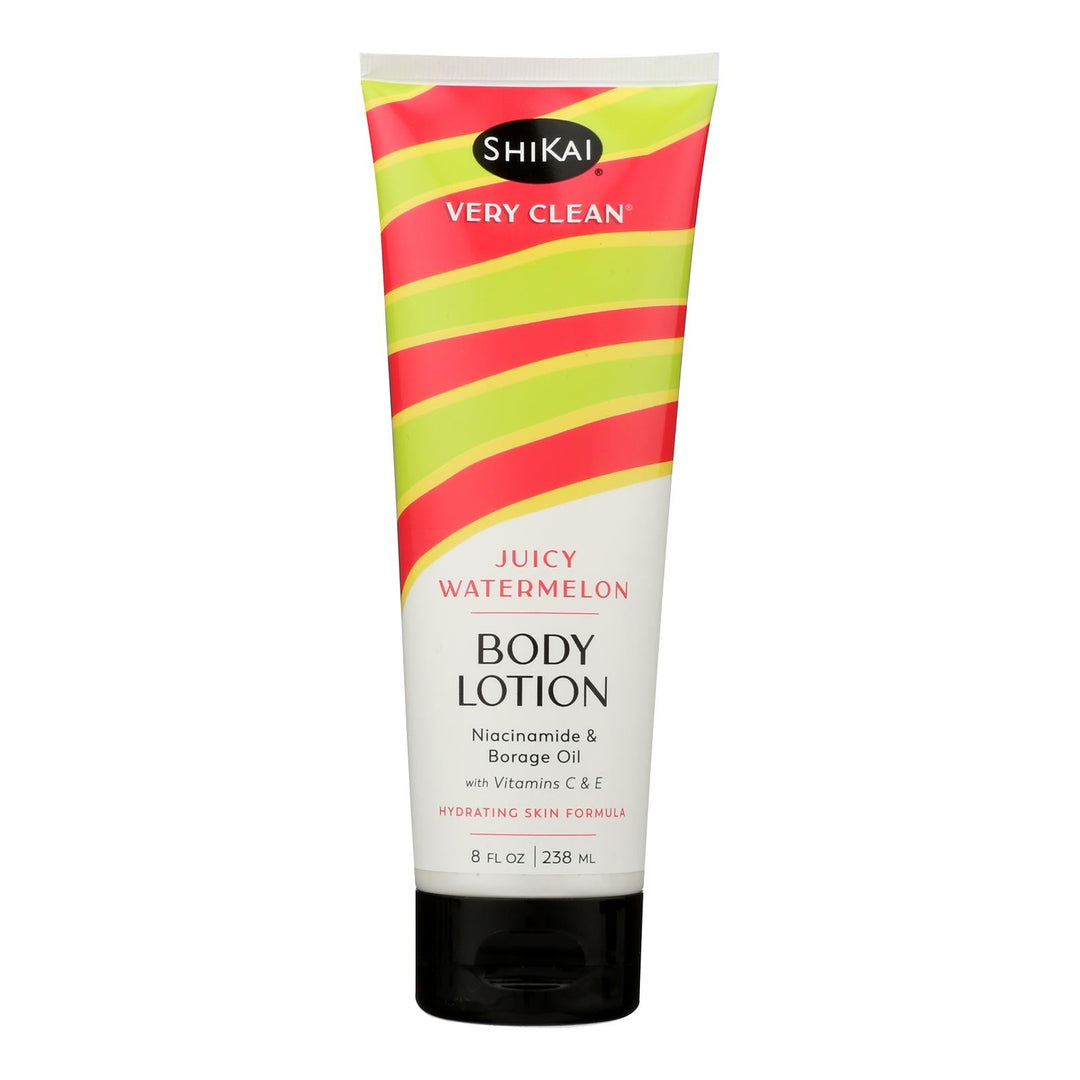 Shikai Products - Lotion Juicy Watermelon - 1 Each - 8 Fz - Maras Green